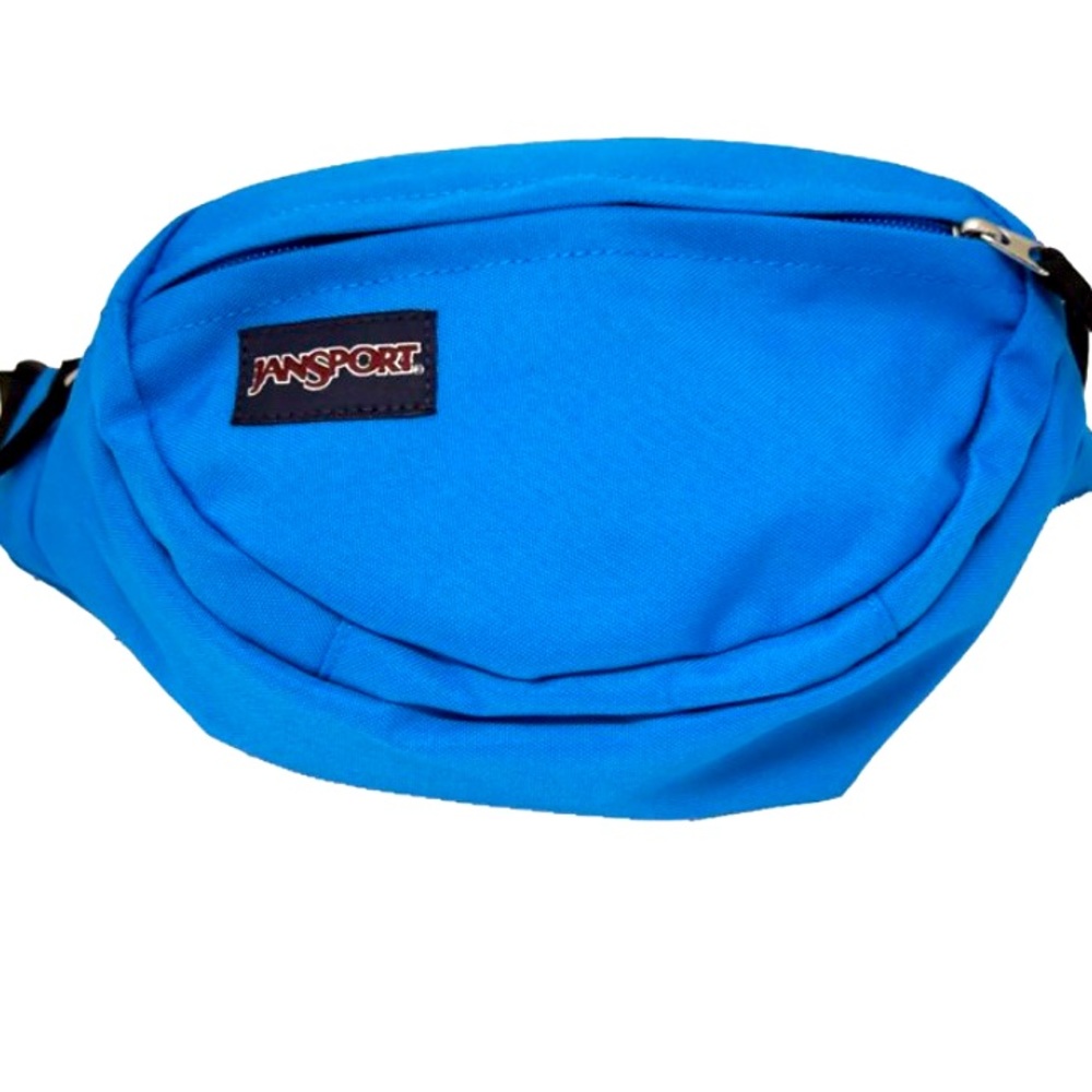 JanSport Unisex Fifth Avenue Pack Turquoise Blue Crest Fanny Pack - Picture 1 of 7